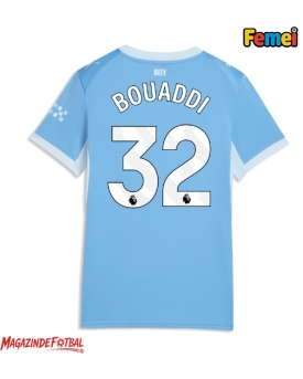 Manchester City Ayyoub Bouaddi #32 Tricou Fotbal Replică 2026-27 Femei Acasa Manchester City Ayyoub Bouaddi #32 Tricou Fotbal Replică 2026-27 Femei Acasa